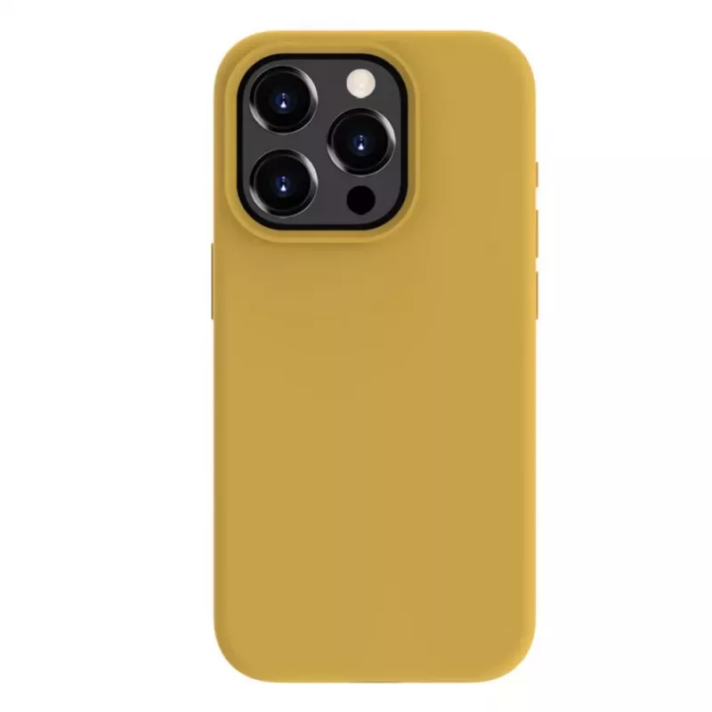 Evelatus Apple iPhone 15 Pro Premium MagSafe Soft Touch Silicone Case Gold
