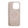 Evelatus Apple iPhone 15 Pro Premium MagSafe Soft Touch Silicone Case Pink Sand