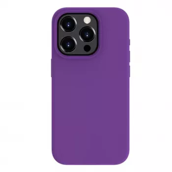 Evelatus Apple iPhone 15 Pro Max Premium MagSafe Soft Touch Silicone Case Deep Purple