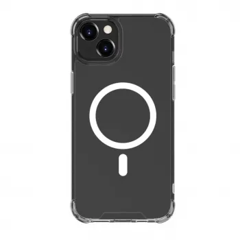 Evelatus Apple iPhone 15 Plus Shockproof Case with MagSafe Transparent