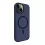 Evelatus Apple iPhone 15 Hybrid Case with MagSafe PC+TPU Dark Blue