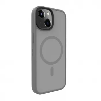 Evelatus Apple iPhone 15 Hybrid Case with MagSafe PC+TPU Silver
