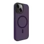 Evelatus Apple iPhone 15 Hybrid Case with MagSafe PC+TPU Deep Purple