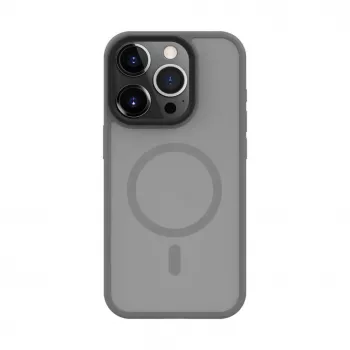 Evelatus Apple iPhone 15 Pro Max Hybrid Case with MagSafe PC+TPU Silver