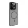 Evelatus Apple iPhone 15 Pro Max Hybrid Case with MagSafe PC+TPU Silver