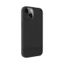 Evelatus Apple iPhone 15 Plus Plastic Leather MagSafe Back Cover Black