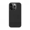 Evelatus Apple iPhone 15 Pro Plastic Leather MagSafe Back Cover Black