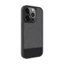 Evelatus Apple iPhone 15 Pro Max Plastic Leather MagSafe Back Cover Gray