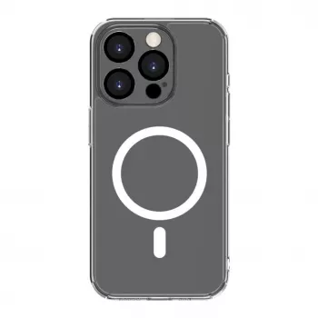 Evelatus Apple iPhone 15 Pro Clear Case With MagSafe and Camera Protection Transparent