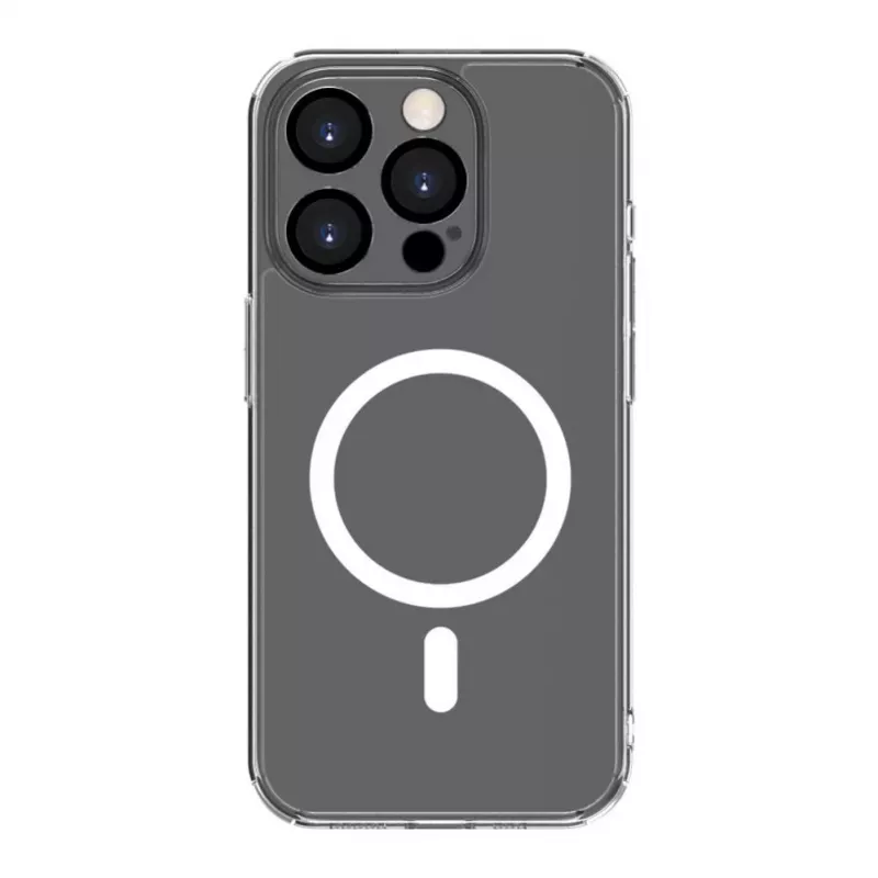 Evelatus Apple iPhone 15 Pro Clear Case With MagSafe and Camera Protection Transparent