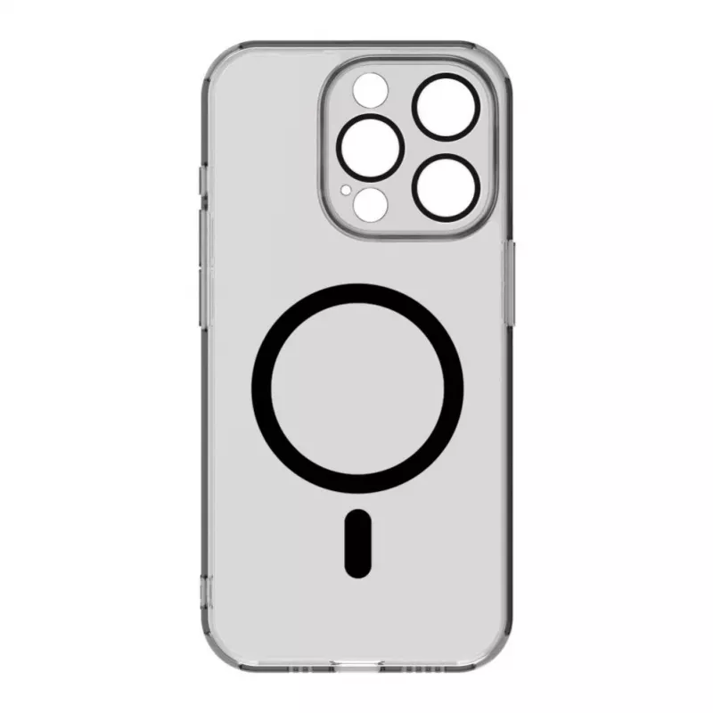 Evelatus Apple iPhone 15 Pro Max Clear Case With MagSafe and Camera Protection Transparent Black