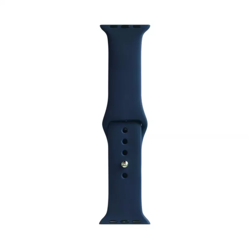 Evelatus Apple Watch 38/40/41mm Silicone Loop Watch Strap (132mm M/L) Blue
