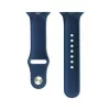 Evelatus Watch 42/44/45mm Silicone Loop Watch Strap (140mm M/L) Blue