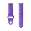 Evelatus Watch 20mm Silicone Loop Watch Strap (130mm M/L) Deep Purple