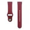 Evelatus Watch 22mm Silicone Loop Watch Strap (130mm M/L) Plum