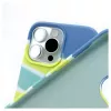 Evelatus Apple iPhone 15 Pro Silicone Case Multi-Colored Yellow Green