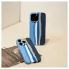 Evelatus Apple iPhone 15 Pro Max Silicone Case Multi-Colored Blue