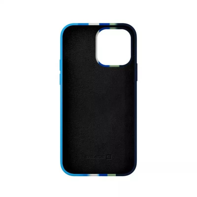 Evelatus Apple iPhone 15 Pro Max Silicone Case Multi-Colored Green