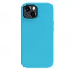 Evelatus Apple iPhone 15 Plus Premium Soft Touch Silicone Case Cyan Blue
