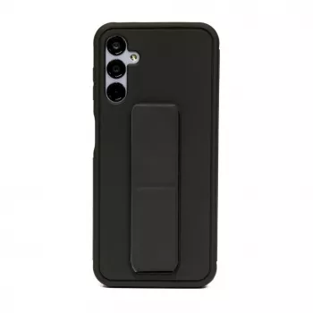 iLike Samsung Galaxy A14 5G Silicone Case with Stand Black