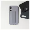 iLike Samsung Galaxy A14 5G Silicone Case with Stand Purple