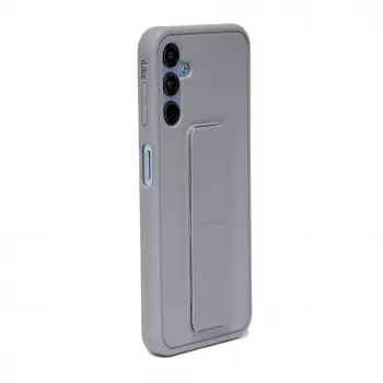 iLike Samsung Galaxy A14 5G Silicone Case with Stand Purple