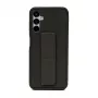 iLike Samsung Galaxy A34 5G Silicone Case with Stand Black