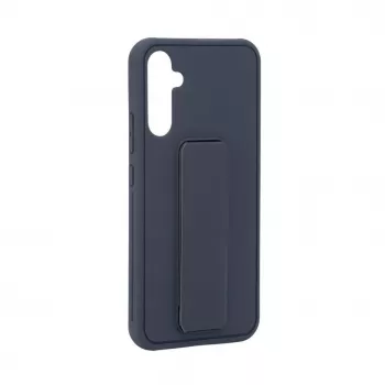 iLike Samsung Galaxy A34 5G Silicone Case with Stand Blue