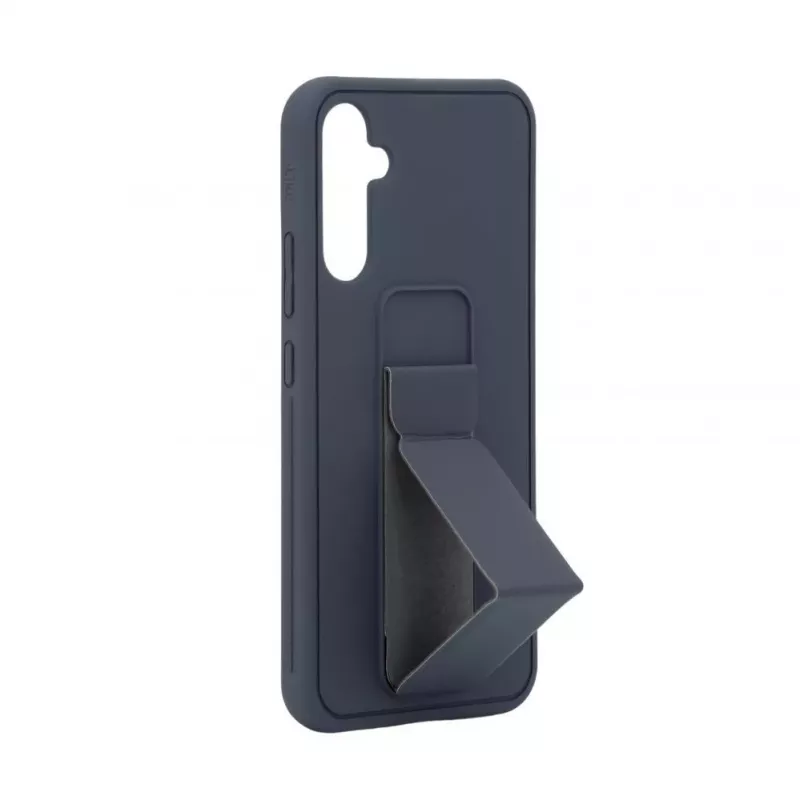 iLike Samsung Galaxy A34 5G Silicone Case with Stand Blue