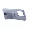 iLike Apple iPhone 13 Silicone Case with Stand Purple