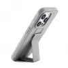 iLike Apple iPhone 15 Pro Silicone Case with Stand Silver