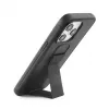 iLike Apple iPhone 15 Pro Max Silicone Case with Stand Black