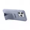 iLike Apple iPhone 15 Pro Max Silicone Case with Stand Purple
