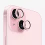 Evelatus Apple iPhone 15 Camera Lens Protector Armor Pink