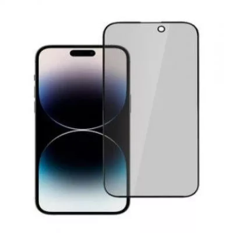 Evelatus Apple iPhone 15 Privacy 2.5D Silk Full Cover Japan Glue Anti-Static Screen Protector