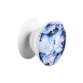 iLike Universal Pop Holder Marble Blue