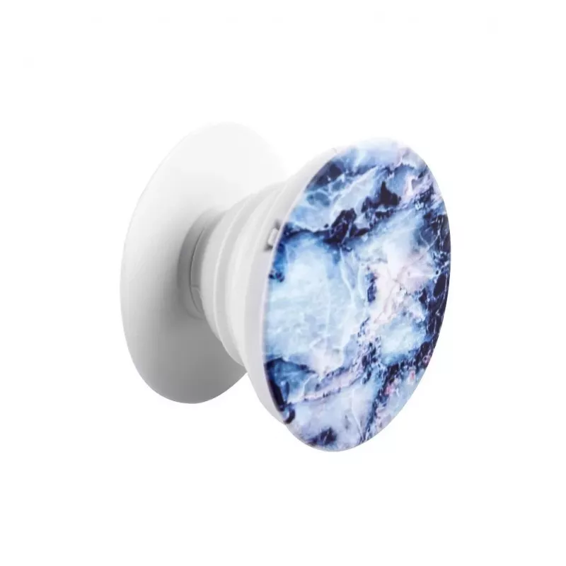 iLike Universal Pop Holder Marble Blue