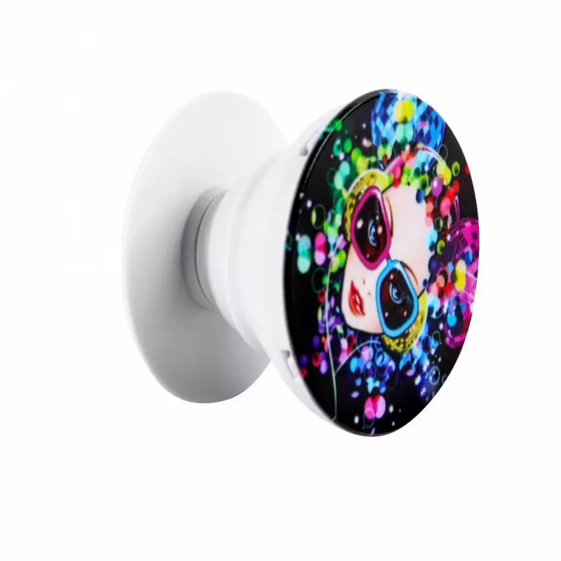 iLike Universal Pop Holder Party - Phone Grip & Stand, 360° Rotatable, 180° Tilt, Reusable Adhesive, Multi-Color