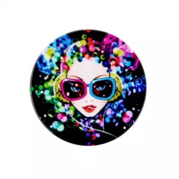 iLike Universal Pop Holder Party - Phone Grip & Stand, 360° Rotatable, 180° Tilt, Reusable Adhesive, Multi-Color