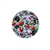 iLike Universal Pop Holder Stickers - Black - 1 Pack