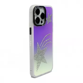 iLike Apple iPhone 15 LASER SHELL Star Back Cover