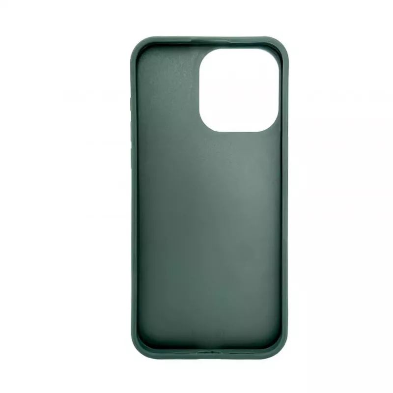 iLike Apple iPhone 15 Pro Leather Hidden Pocket Stand Cover Green
