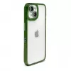 iLike Apple iPhone 15 Stars Lens Acrylic Cover White