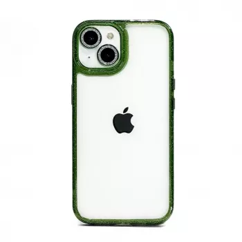 iLike Apple iPhone 15 Pro Max Stars Lens Acrylic Cover Green
