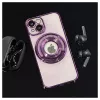 iLike Apple iPhone 14 IH MagSafe Hidden Stand Cover Purple