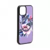 Evelatus Apple iPhone 15 Wallet and Slim Cover Case Purple
