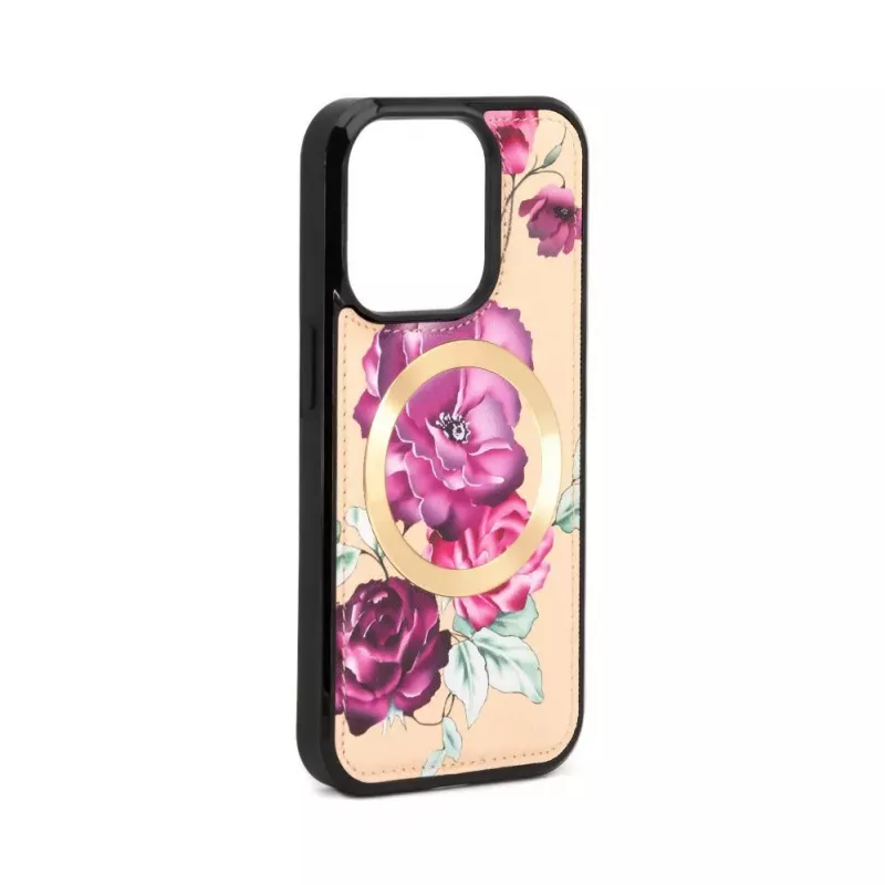 Evelatus Apple iPhone 15 Pro Wallet and Slim Cover Case Beige