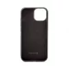 Evelatus Apple iPhone 15 Magnet Zip Pocket Case Zipper Design Black