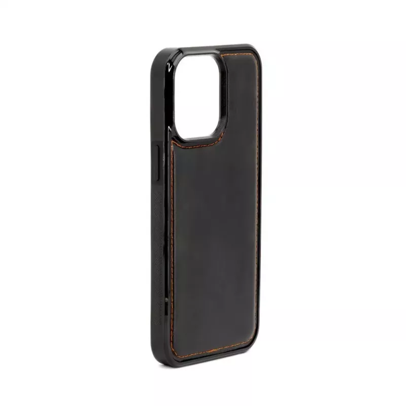 Evelatus Apple iPhone 15 Pro Max Magnetic Zip Pocket Case with Zipper Design - Black