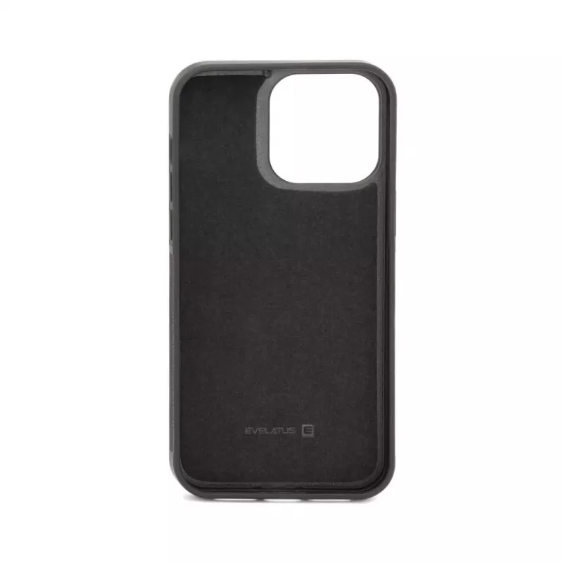Evelatus Apple iPhone 15 Pro Max Multifunctional Wallet Wristband Leather Case Black